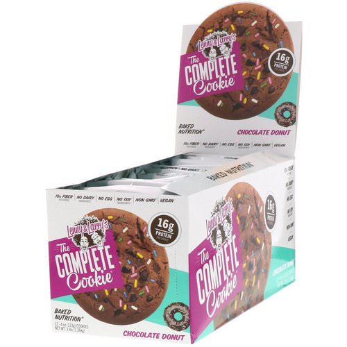 Lenny & Larry's, The Complete Cookie, Chocolate Donut, 12 Cookies, 4 oz (113 g) Each Review