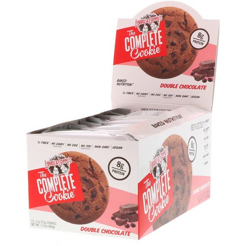 Lenny & Larry's, The Complete Cookie, Double Chocolate, 12 Cookies, 2 oz (57 g) Each Review