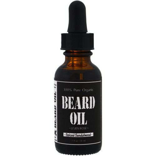 Leven Rose, 100% Pure Organic Beard Oil, Spiced Sandalwood, 1 fl oz (30 ml) Review