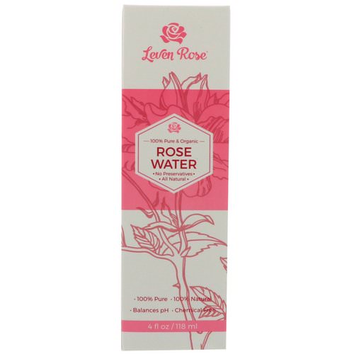 Leven Rose, 100% Pure & Organic Rose Water, 4 fl oz (118 ml) Review