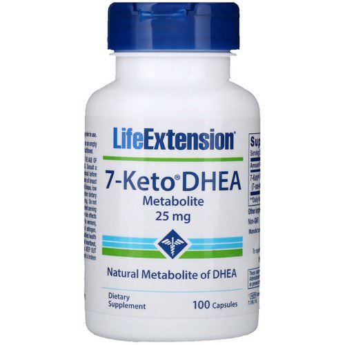 Life Extension, 7-Keto DHEA, Metabolite, 25 mg, 100 Capsules Review