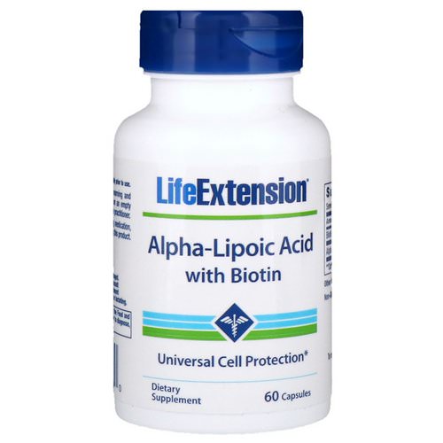 Life Extension, Alpha-Lipoic Acid with Biotin, 60 Capsules Review