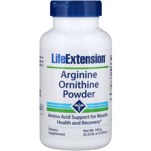 Life Extension, Arginine Ornithine Powder, 5.29 oz (150 g) Review
