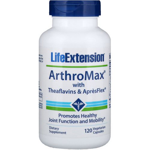 Life Extension, ArthroMax with Theaflavins and ApresFlex, 120 Vegetarian Capsules Review