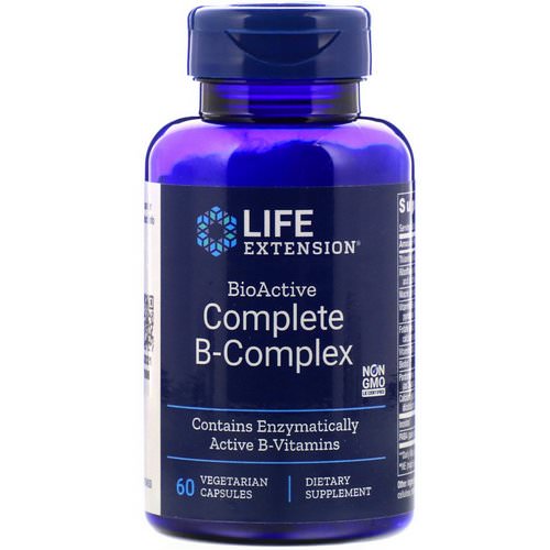 Life Extension, BioActive Complete B-Complex, 60 Vegetarian Capsules Review