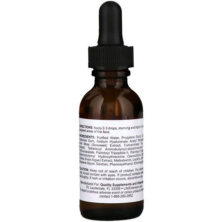 Hydrating, Firming, Anti-Aging, Serums: Life Extension, Collagen Boosting Peptide Serum, 1 oz (30 ml)
