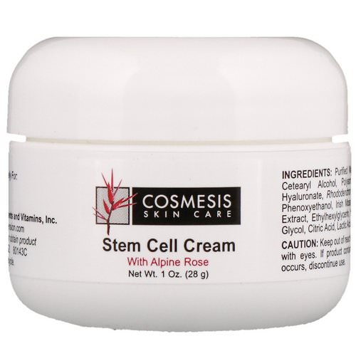 Life Extension, Cosmesis Skin Care, Stem Cell Cream, 1 oz (28 g) Review
