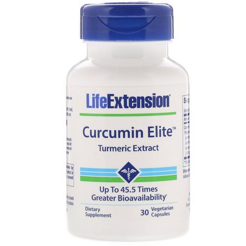 Life Extension, Curcumin Elite, Turmeric Extract, 30 Vegetarian Capsules Review