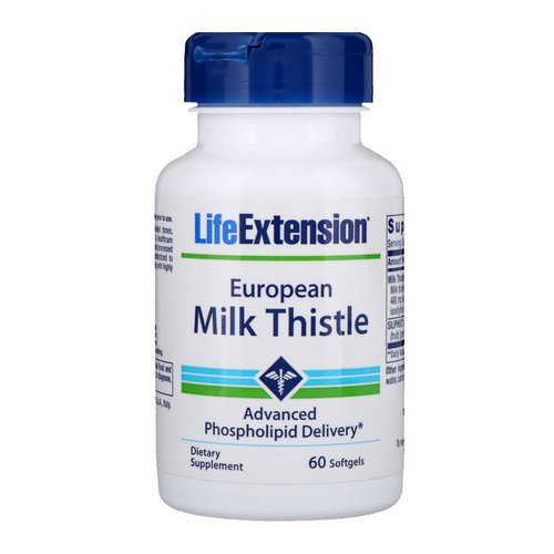 Life Extension, European Milk Thistle, 60 Softgels Review