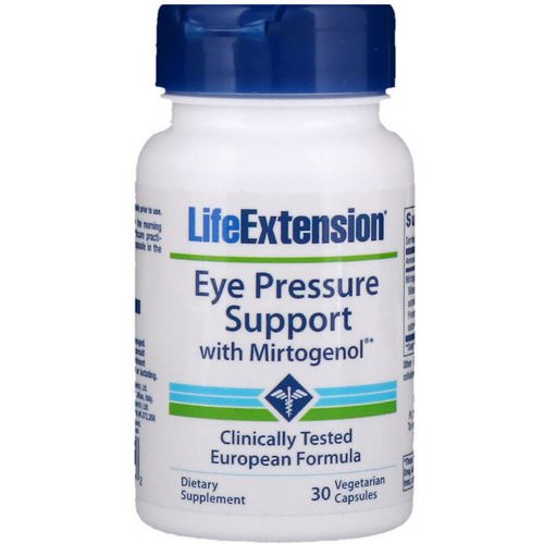 Life Extension, Eye Pressure Support with Mirtogenol, 30 Vegetarian Capsules Review