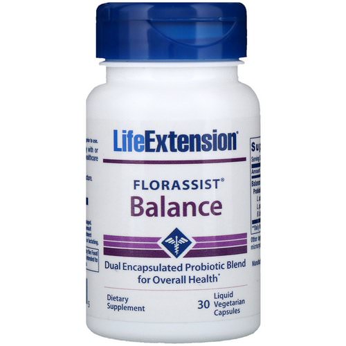 Life Extension, Florassist Balance, 30 Liquid Vegetarian Capsules Review
