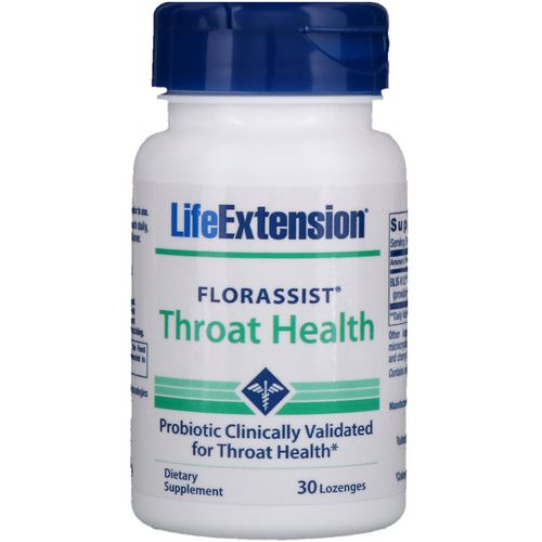 Life Extension, Florassist Throat Health, 30 Lozenges Review