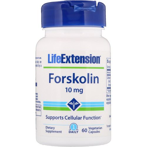 Life Extension, Forskolin, 10 mg, 60 Vegetarian Capsules Review