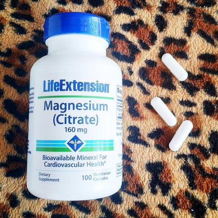 Life Extension Magnesium, Mineraler, Kosttillskott