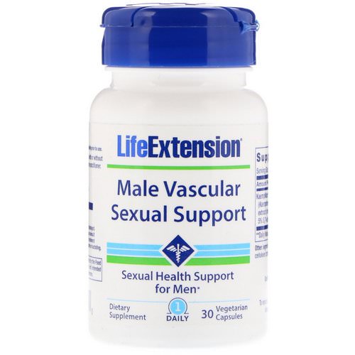Life Extension, Male Vascular Sexual Support, 30 Vegetarian Capsules Review