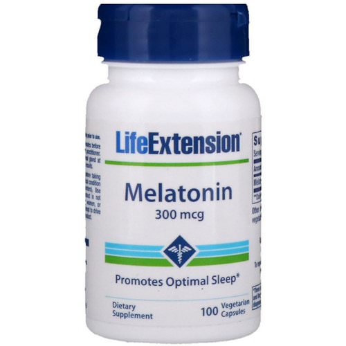 Life Extension, Melatonin, 300 mcg, 100 Vegetarian Capsules Review