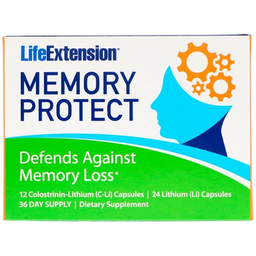 Life Extension, Memory Protect, 36 Capsules Review