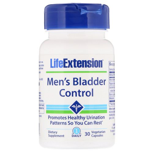 Life Extension, Men's Bladder Control, 30 Vegetarian Capsules Review