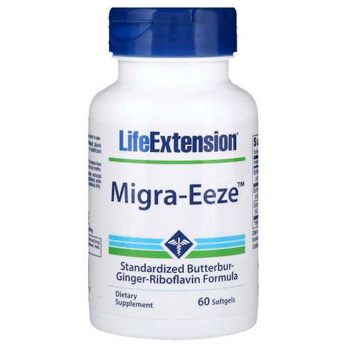 Life Extension, Migra-Eeze, 60 Softgels Review