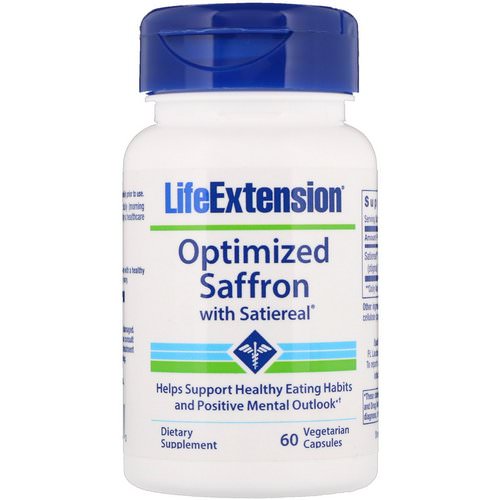 Life Extension, Optimized Saffron with Satiereal, 60 Vegetarian Capsules Review