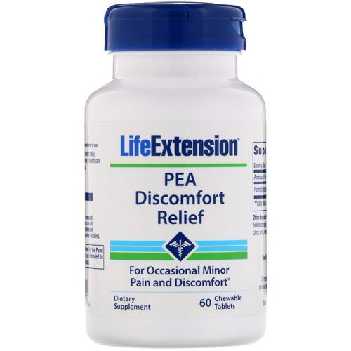Life Extension, PEA Discomfort Relief, 60 Chewable Tablets Review