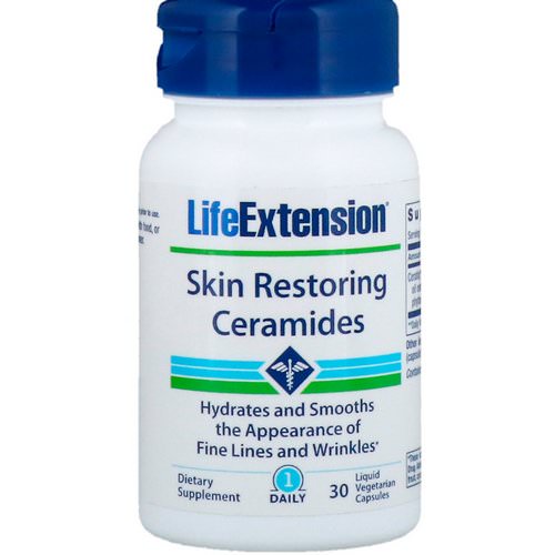 Life Extension, Skin Restoring Ceramides, 30 Liquid Vegetarian Capsules Review