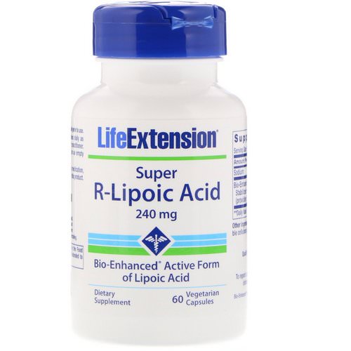 Life Extension, Super R-Lipoic Acid, 240 mg, 60 Vegetarian Capsules Review