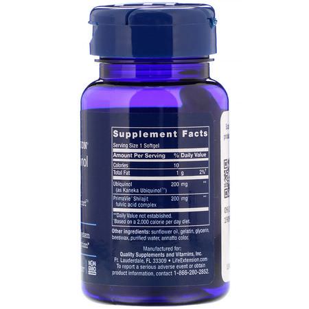 Coq10, Ubiquinol, Antioxidanter, Kosttillskott: Life Extension, Super Ubiquinol CoQ10 with Enhanced Mitochondrial Support, 200 mg, 30 Softgels