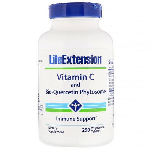 Life Extension, Vitamin C and Bio-Quercetin Phytosome, 250 Vegetarian Tablets Review