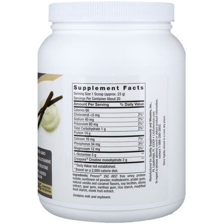 Vassleprotein, Idrottsnäring: Life Extension, Wellness Code, Advanced Whey Protein Isolate, Vanilla Flavor, 1 lb (454 g)