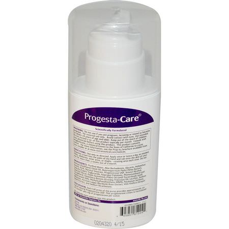 Progesteronprodukter, Kvinnors Hälsa, Kosttillskott, Kvinnors Hormonstöd: Life-flo, Progesta-Care, Body Cream, 4 oz (113.4 g)
