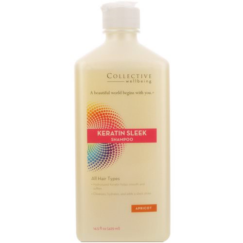 Life-flo, Keratin Sleek Shampoo, All Hair Types, Apricot, 14.5 fl oz (429 ml) Review