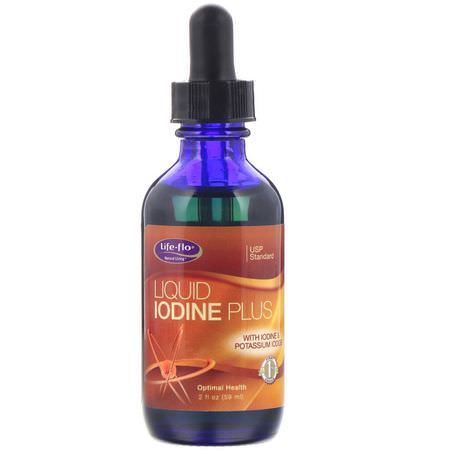 Life-flo Iodine - Jod, Mineraler, Kosttillskott