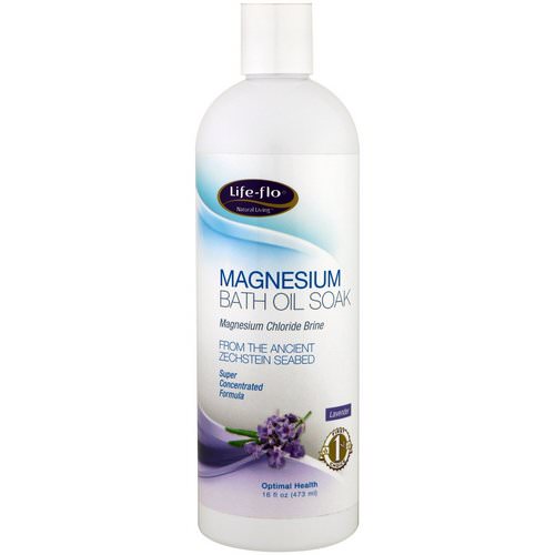 Life-flo, Magnesium Bath Oil Soak, Lavender, 16 fl oz (473 ml) Review