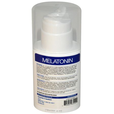 Salvor, Tematik, Första Hjälpen, Medicinskåpet: Life-flo, Melatonin Body Cream, 2 oz (57 g)