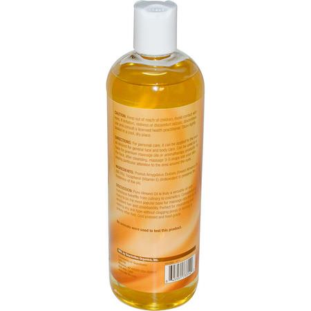 Ansiktsoljor, Krämer, Ansiktsfuktare, Skönhet: Life-flo, Pure Almond Oil, Skin Care, 16 fl oz (473 ml)