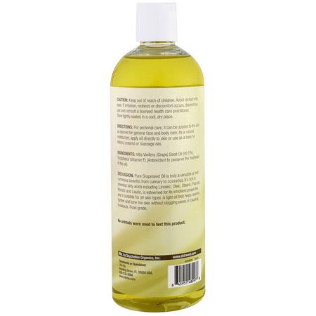 Grapeseed, Massage Oljor, Body, Bath: Life-flo, Pure Grapeseed Oil, 16 fl oz (473 ml)