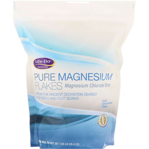 Life-flo, Pure Magnesium Flakes, Magnesium Chloride Brine, 1.65 lb (26.4 oz) Review