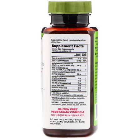 Binjurar, Kosttillskott: LifeSeasons, Adrenal-T, Adrenal Support, 60 Vegetarian Capsules