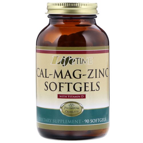 LifeTime Vitamins, Cal-Mag-Zinc with Vitamin D, 90 Softgels Review