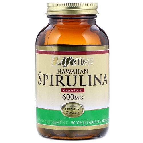 LifeTime Vitamins, Hawaiian Spirulina, 600 mg, 90 Vegetarian Capsules Review