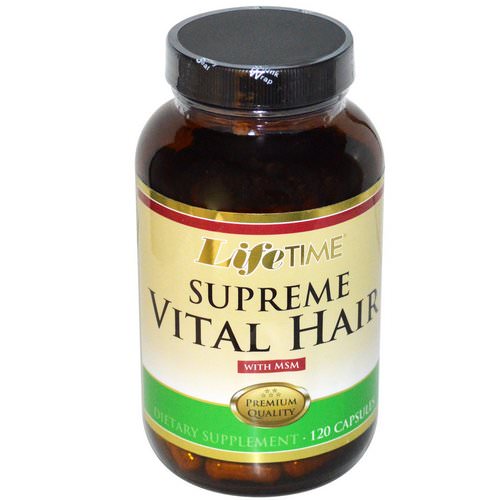 LifeTime Vitamins, Supreme Vital Hair with MSM, 120 Capsules Review