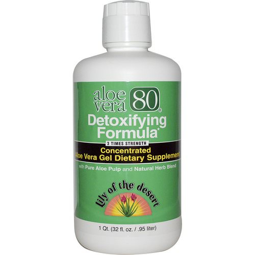 Lily of the Desert, Aloe Vera 80, Detoxifying Formula, 32 fl oz (.95 l) Review