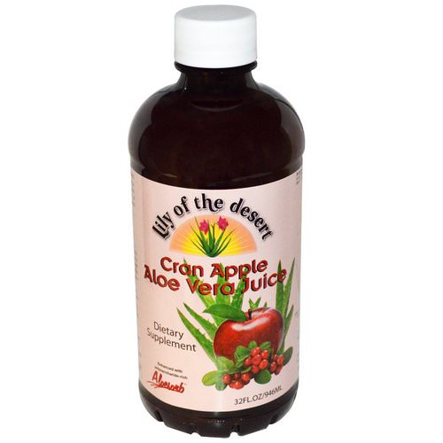 Lily of the Desert, Cran Apple Aloe Vera Juice, 32 fl oz (946 ml) Review