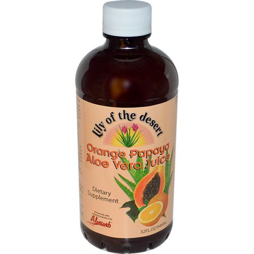 Lily of the Desert, Orange Papaya Aloe Vera Juice, 32 fl oz (946 ml) Review