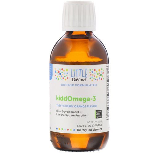 Little DaVinci, KiddOmega-3, Cherry Orange, 6.67 fl oz (200 ml) Review