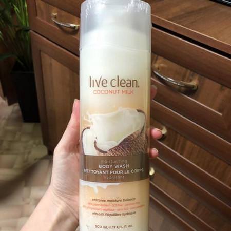 Live Clean Body Wash Shower Gel - Duschgel, Kroppstvätt, Dusch, Bad