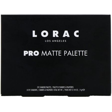 Makeupgåvor, Ögonskugga, Ögon, Smink: Lorac, Pro Matte Palette, Eye Shadow Pallete, 0.144 oz (4 g)