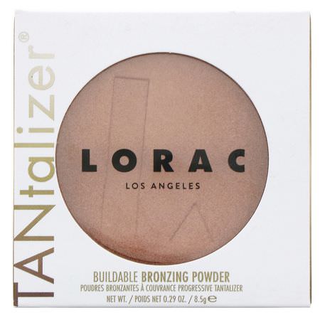 Bronzer, Face, Makeup: Lorac, Tantalizer, Buildable Bronzing Powder, Golden Girl, 0.29 oz (8.5 g)