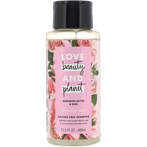 Love Beauty and Planet, Blooming Color Shampoo, Murumuru Butter & Rose, 13.5 fl oz (400 ml) Review